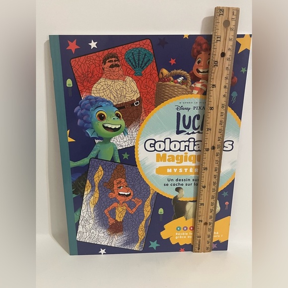 Disney Luca French Color by Numbers Coloring Book - Picture 5 of 5